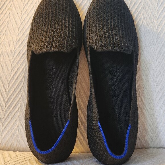 Rothy’s The Loafer, Black Honeycomb 7.5 (RETIRED COLOR) - Picture 2 of 10